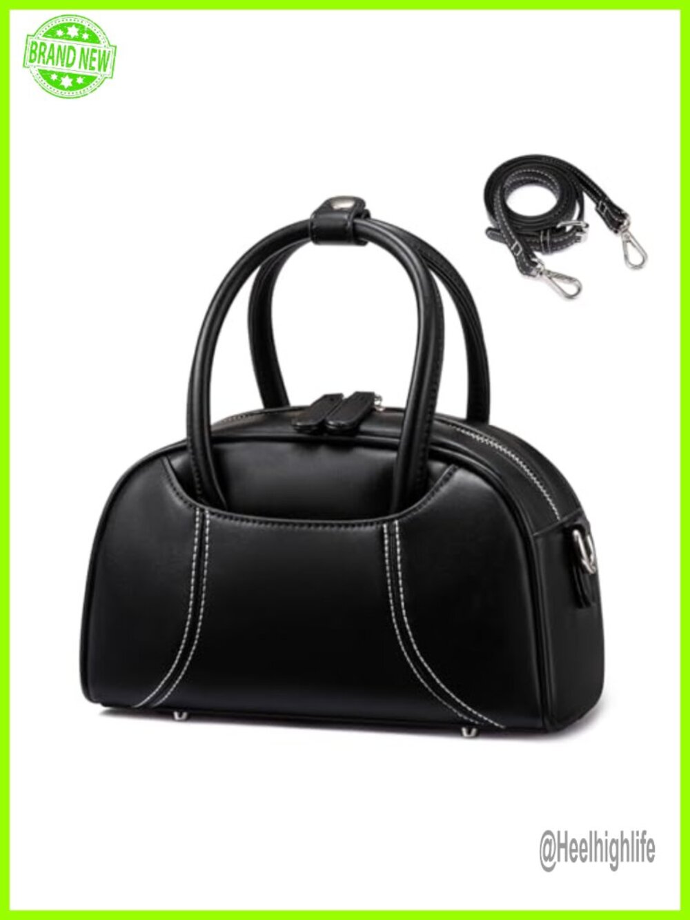 Small RFID Crossbody Bag Soft Leather Patchwork Convertible Shoulder Purse